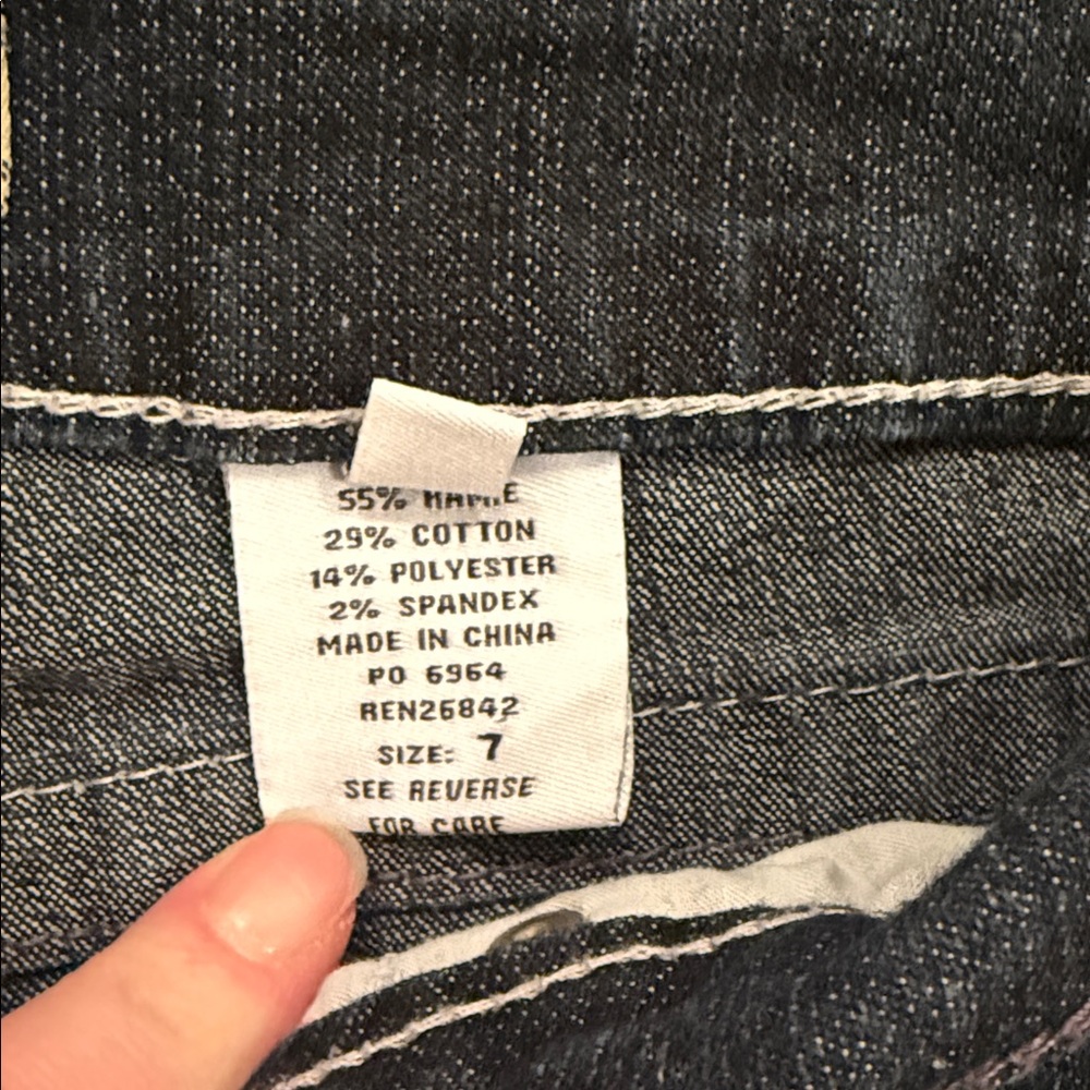 Paris Blues Women's Dark Blue Jeans Y2K - Picture 5 of 6